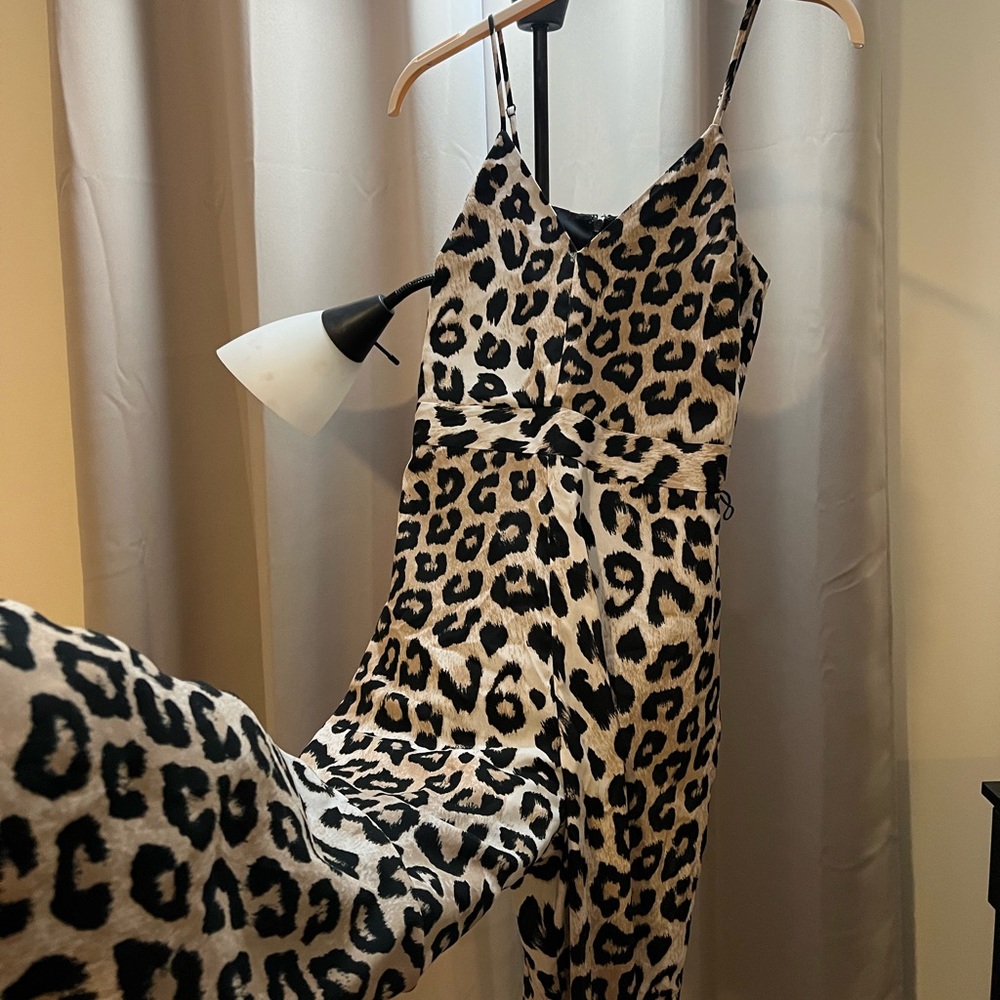 Banana Republic Animal Print Jumpsuit